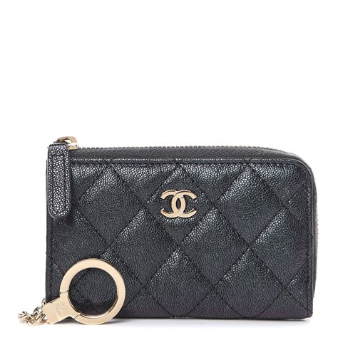 chanel card holder price increase|Chanel zipped key holder.